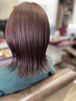 美容 和らく&nbsp;レッドブラウンカラー