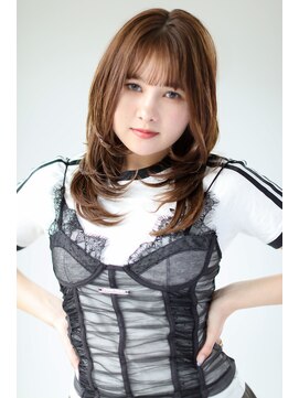 ガリカ 渋谷(Gallica) バランスにこだわったハイレイヤーにやわらか内巻きカール