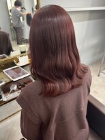 オズ 安積店(OZ)&nbsp;ダブルカラー外ハネボブインナーカラーハイライトケアブリーチ