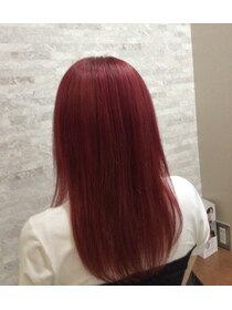 ヘア デザイン クランプ フロント(Hair Design CLAMP front) ピンクレッド