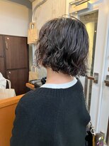 エムクランメイクス 原宿 表参道(m.clan MAKE'S)&nbsp;ボブパーマ ボブ ミニボブ ニュアンスパーマ