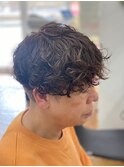 マッシュ刈り上げ