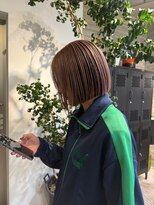 ヲタク(wotaku.)&nbsp;アンブレラカラーインナーカラーデザインカラーブリーチミニボブ