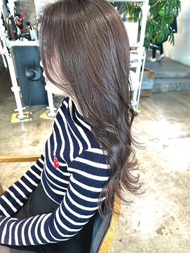 エトレ(etore) 柔らかセミロング×透明感アッシュブラウン