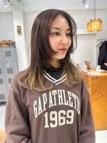 オーリーエトワ 御器所(oorry.etwa) 顔まわりレイヤーカット髪質改善水素トリートメント２０代３０代