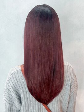 アルバム 池袋(ALBUM) 美髪ロング韓国ヘアおくれ毛前髪カット_ba520681