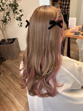 ノア(noa.) #キュートなインナーカラー♪