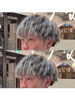 髪屋 紬&nbsp;メンズ/メンズパーマ/メンズカット/ホワイトメッシュ