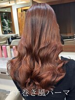 アミー 池袋(Ammy) ヘアカラー×コテ巻き風パーマ