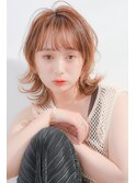 やわらかウルフ×アプリコットベージュ