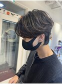 横浜★フェザーパーマ毛流れメンズパーマ