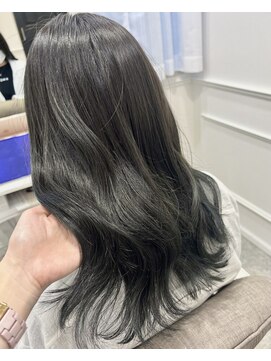 リルミー ミュエナ 大須 矢場町(Lilme myuena) 【ブリーチなしブルーブラック】*rina*