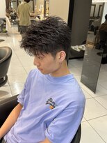 アイズ 海老名(AIZU) スパイキーショート スパイキーフェザー メンズパーマ 海老名