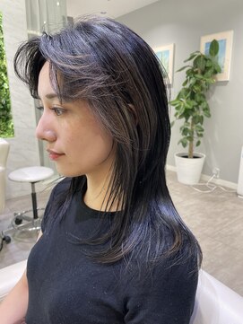 エアー 久留米(AIR) 【久留米】 デザインカラー/前髪カット/レイヤーカット