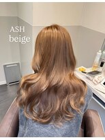 サロウィン 新宿三丁目(SALOWIN)&nbsp;ブリーチなしダブルカラー/アッシュベージュ/新宿/青木