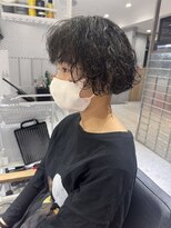 バイエイト(X８)&nbsp;ボブパーマ×プードルパーマｂｙ沼尾