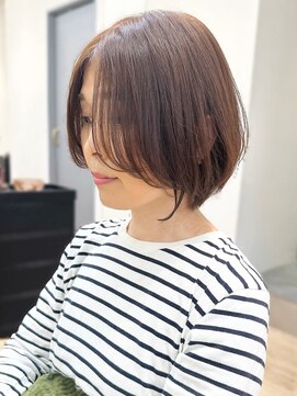 セイドット リー(Say. Ree) say.ショートボブひし形ショートオリーブグレーアッシュ小顔