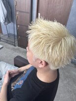 クレオ 福大通り店(CREO)&nbsp;スパイキーショート×金髪