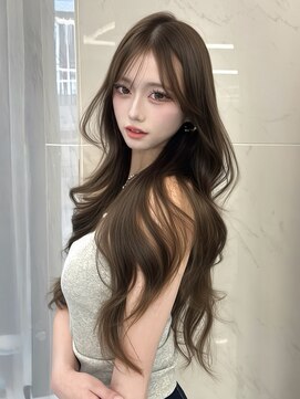 キティー(kiti) グレージュ/レイヤーカット/ハッシュカット/オリーブベージュ/栄