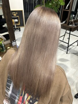 ホワイトミルクティー×H2プレミアム美髪トリートメント