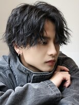 ルーシー 渋谷(LUCEY)&nbsp;センターパートフェザーパーマシャドウパーマメンズパーマ