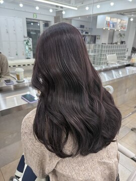 ディジョン(Dijon) 韓国顔まわりレイヤーカットグレージュオリーブベージュブラウン