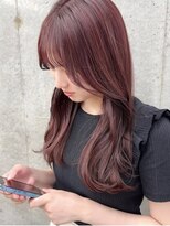 ガーデントウキョウ(GARDEN Tokyo)&nbsp;ピンクラベンダー/ロングヘア/髪質改善カラー