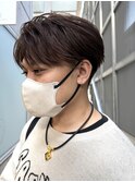 毛流れニュアンスセンターパーマ