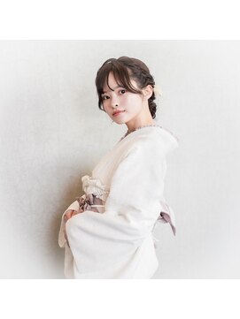 バサラ 大阪なんば店(VASARA) 大阪なんば/小紋ヘア/着物ヘア/卒業式ヘア/成人式ヘア