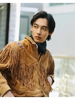 ロビー 青山(ROBBY) センターパートウルフ/ニュアンスパーマ/メンズパーマ