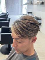 エン(en) ブラウンベース白髪ぼかしメッシュ