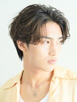 フィフス 渋谷(fifth)&nbsp;渋谷緩めフェザーニュアンスパーマセンターパートパーマ落とし