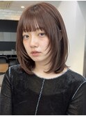 ワンカールミディアムレイヤー巻ける縮毛矯正
