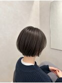 ナチュラルボブ×グレージュ