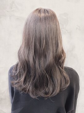 エルプラスヘアー 平尾店(L+hair) ゆるふわうる艶カラー髪質改善トリートメントミルクティー