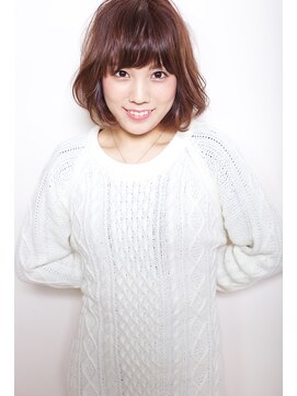 ウィーブス セタガヤ(weaves -SETAGAYA-) [weaves -SETAGAYA-] 血色・艶感UP マルサラカラー×ふわボブ