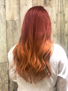 トムキャット(TOM CAT) レッド×オレンジ