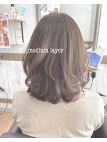 ヘアーリゾートガーデンバイトロント 船橋法典店(Hair Resort Garden by Toronto) ふんわりミディアムヘア