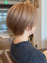 ミルティ(Myrtille)&nbsp;Myrtilleブリーチあり☆ミルキーベージュのショート☆