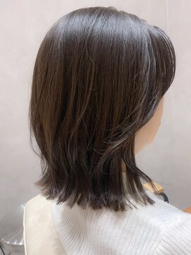 ガーデンヨコハマエスト(GARDEN YOKOHAMA est) レイヤーボブ　似合わせカット　イメチェン　フルバング