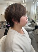 丸みが可愛い丸みショート