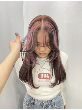 ジーナ(XENA) ローライト×ピンク×ブラウン