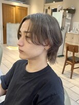 テトラ バイ ネオリーブ 横浜西口店(tetra by neolive)&nbsp;ウルフカット メンズハイトーン