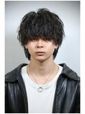無造作マッシュウルフツイストスパイラル