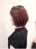 30代・40代・50代におすすめ くびれボブ×切りっぱなしボブ