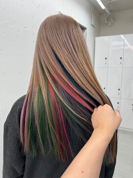 ジルスタジオ(JILL STUDIO) JILL STUDIO/インナーカラー/レインボーカラー/デザインカラー