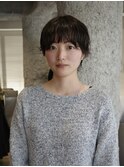 【清水夏生】マッシュショートパーマ