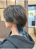 MEN’S HAIR/メンズウルフスタイル/デザインカラー