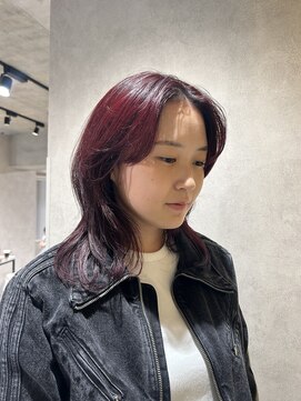 ハイプ(HYPE) 【藤沢/湘南】ワインレッド/暖色カラー/レイヤーカット