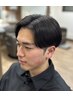 髪質改善ストレート【メンズカット＋縮毛矯正】120分~＜理容室＞